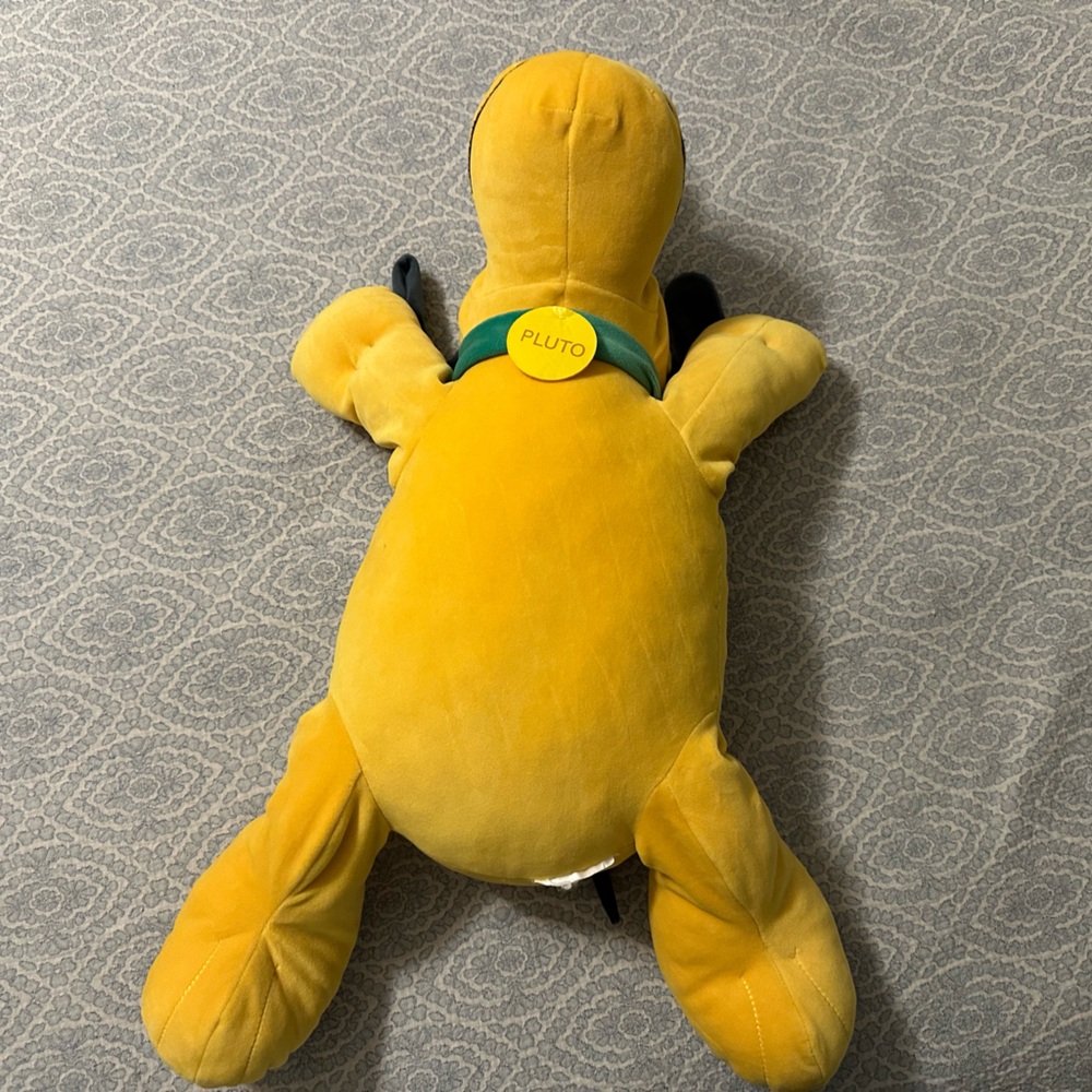 Disney Plush Yellow and Black Pluto Toy - Picture 11 of 14